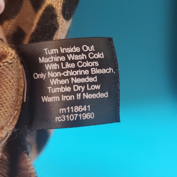 Lane Bryant animal print cardigan - Picture 3 of 5